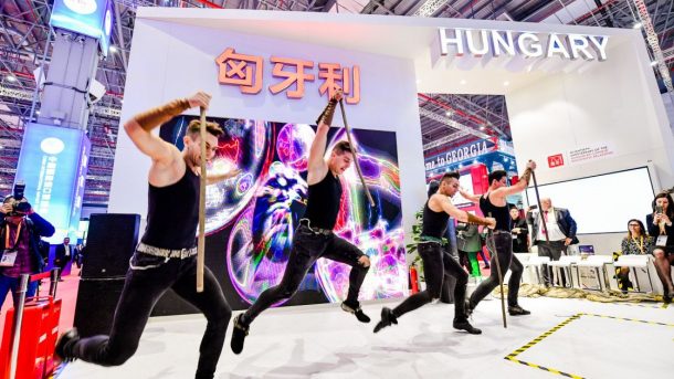 The Hungary pavilion at the Second China International Import Expo