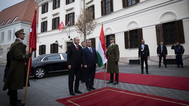 Viktor Orbán and Recep Tayyip Erdogan in Budapest