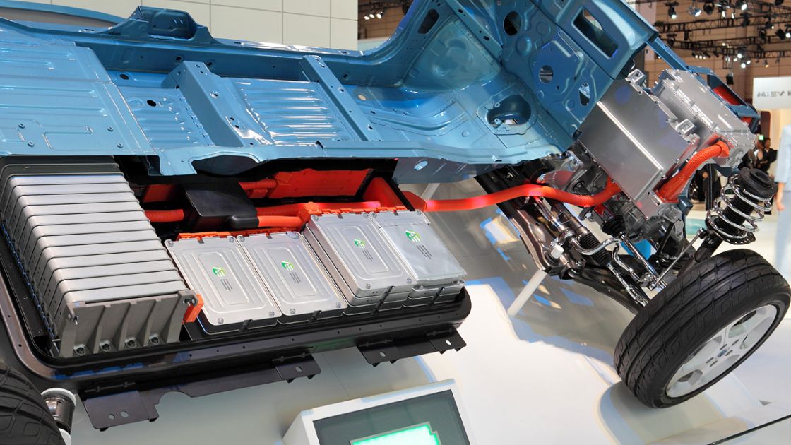 Electric car battery l Photo by Tennen-Gas/wikipedia