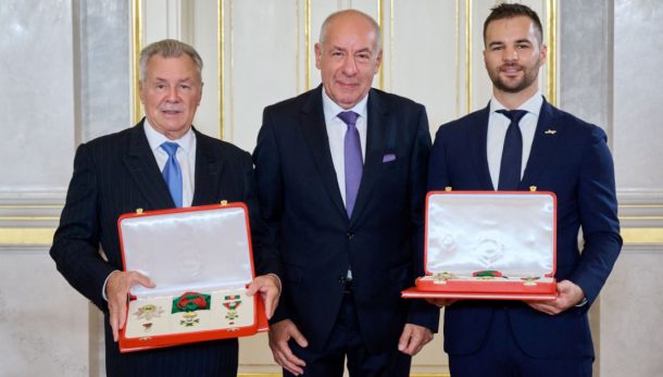 Bertalan Farkas, Tamás Sulyok and Tibor Kapu (from left to right) l Photo by sandorpalota.hu