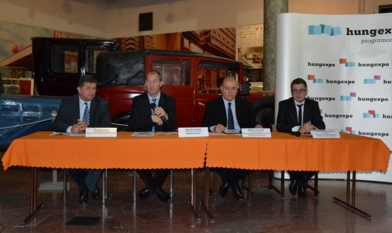 Press conference for the Automotive Hungary exposition in Budapest's Traffic Museum | Melinda Juhász