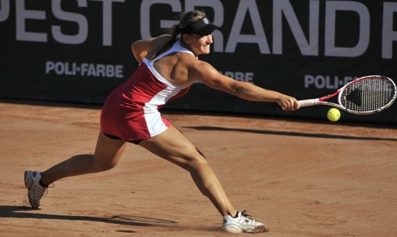 Archive photo: Tímea Babos at the 2011 Budapest Grand Prix | source: Római Tennis Academy