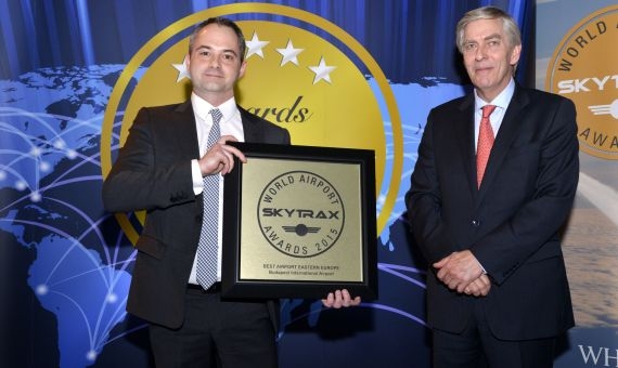Péter Huszja of Budapest Airport receives the recognition | Budapest Airport