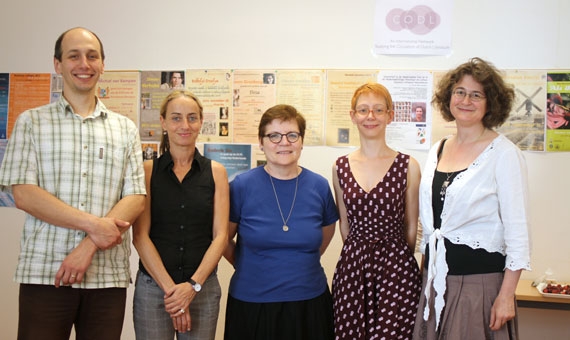 The ELTE Department of Dutch with prof. Judit Gera in the middle | Bianka Májay