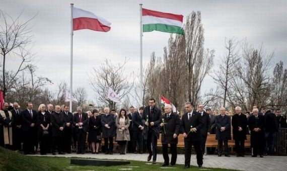The unveiling of the Smolensk memorial in Budapest | Gergely Botár/kormany.hu