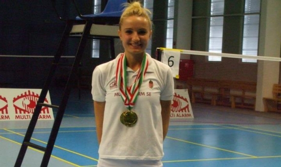 Hungarian badminton player Laura Sárosi | source: badminton.hu