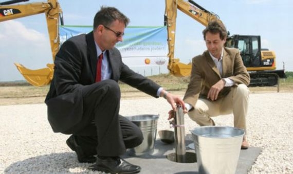 Biomass power plant foundation stone laying ceremony in Szabadegyháza | souece: alternativenergia.hu