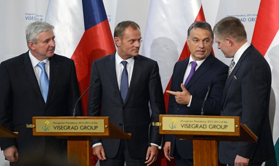 The Visegrád Four prime ministers in budapest | Tamás Kovács/MTI