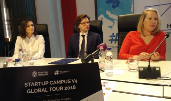 V4 Startup Campus Global Tour press briefing | Sándor Laczkó